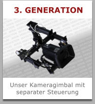 3. GENERATION Unser Kameragimbal mit separater Steuerung